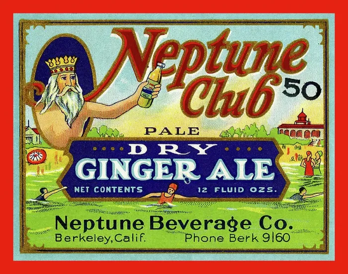 Framed Print : Neptune Club Ginger Ale Framed Print : Neptune Club Ginger Ale