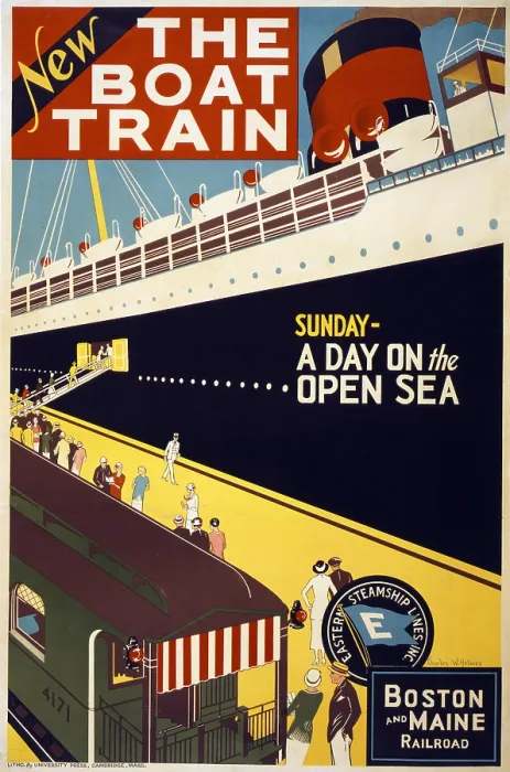 Framed Print : New. The boat train Framed Print : New. The boat train
