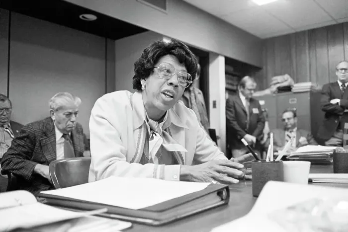 Framed Print : New Jersey Athletic Commissioner Althea Gibson in Committee Meeting Framed Print : New Jersey Athletic Commissioner Althea Gibson in Committee Meeting