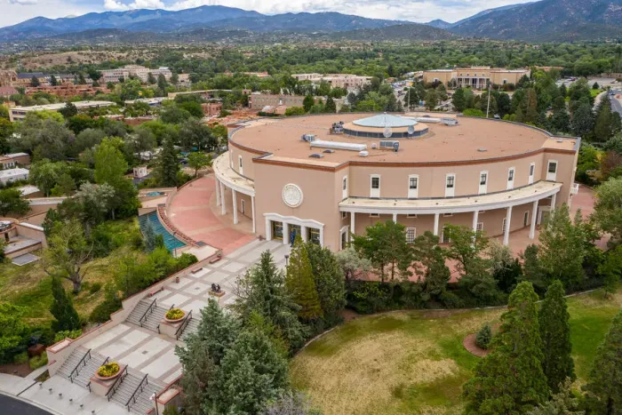 Framed Print : New Mexico State Capitol Building - The Roundhouse Framed Print : New Mexico State Capitol Building - The Roundhouse