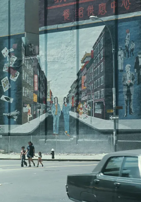 Framed Print : New Mural In Chinatown Framed Print : New Mural In Chinatown
