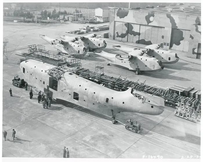 Framed Print : New Naval Flying Boat Being Built Framed Print : New Naval Flying Boat Being Built