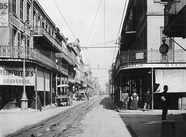 New Orleans French Quarter View, circa 1915