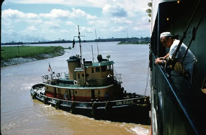 Framed Print : New Orleans Tugboat Framed Print : New Orleans Tugboat