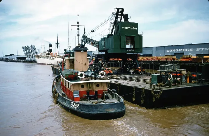 Framed Print : New Orleans Tugboat