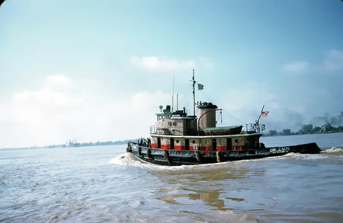Framed Print : New Orleans Tugboat Framed Print : New Orleans Tugboat