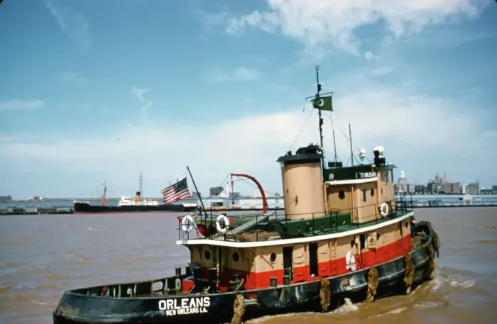 Framed Print : New Orleans Tugboat Framed Print : New Orleans Tugboat