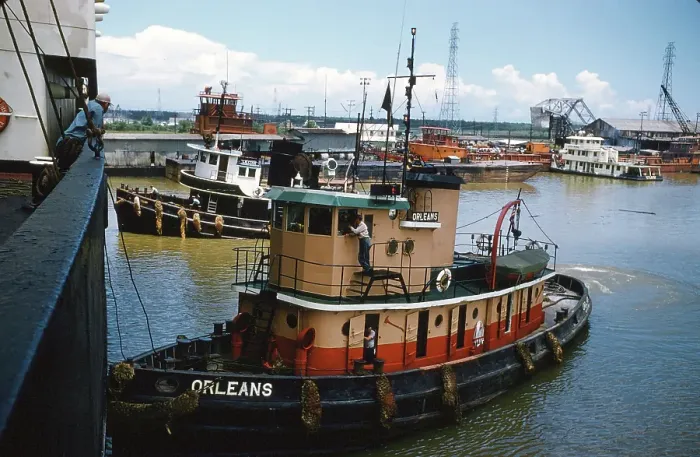Framed Print : New Orleans Tugboat Framed Print : New Orleans Tugboat