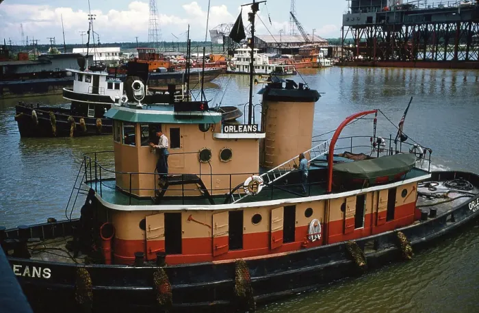 Framed Print : New Orleans Tugboat Framed Print : New Orleans Tugboat
