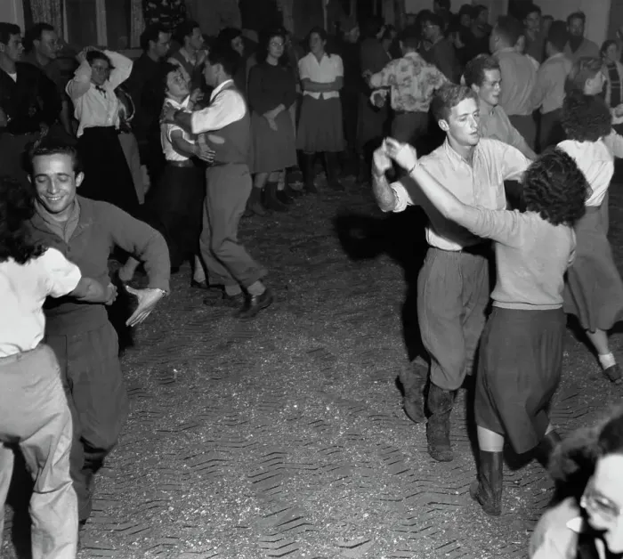 Framed Print : New Settlers Dancing In Israel, 1949 Framed Print : New Settlers Dancing In Israel, 1949