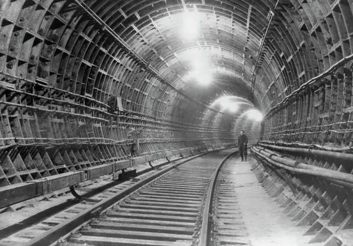 Framed Print : New Subway Tunnel in Moscow Framed Print : New Subway Tunnel in Moscow