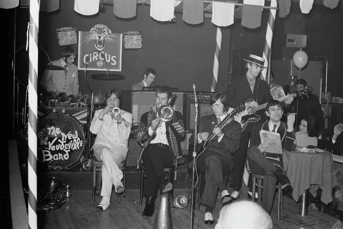 Framed Print : New Vaudeville Band Play Live Framed Print : New Vaudeville Band Play Live