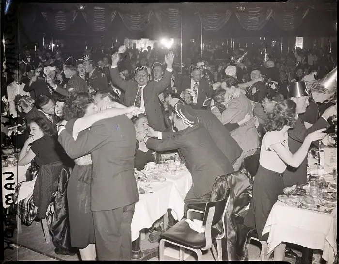 Framed Print : New Year's Eve at the Diamond Horse-Shoe Framed Print : New Year's Eve at the Diamond Horse-Shoe