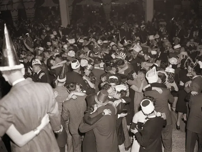 Framed Print : New Year's Eve at the Diamond Horse-Shoe Framed Print : New Year's Eve at the Diamond Horse-Shoe