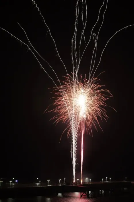 Framed Print : New Years Eve fireworks, Helgoland, Schleswig-Holstein, Germany, Europe Framed Print : New Years Eve fireworks, Helgoland, Schleswig-Holstein, Germany, Europe