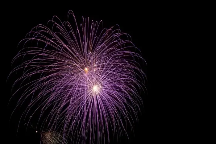 Framed Print : New Years Eve fireworks in Helgoland, Helgoland, Schleswig-Holstein, Germany, Europe