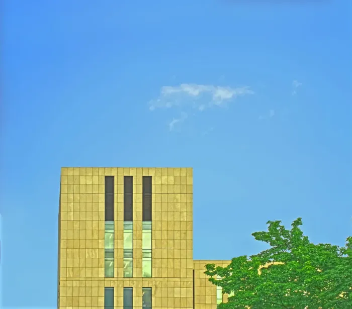 Framed Print : New Yellow Building Framed Print : New Yellow Building
