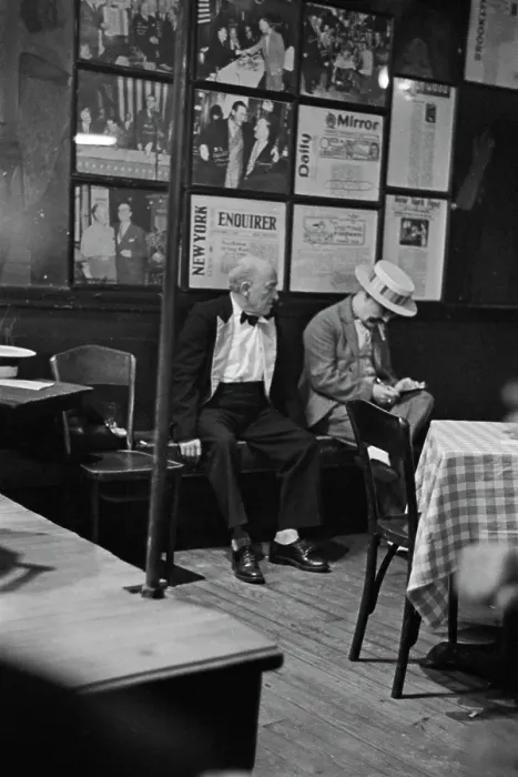 Framed Print : New York Bar Scene Framed Print : New York Bar Scene