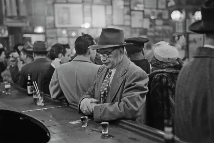 Framed Print : New York Bar Scene Framed Print : New York Bar Scene
