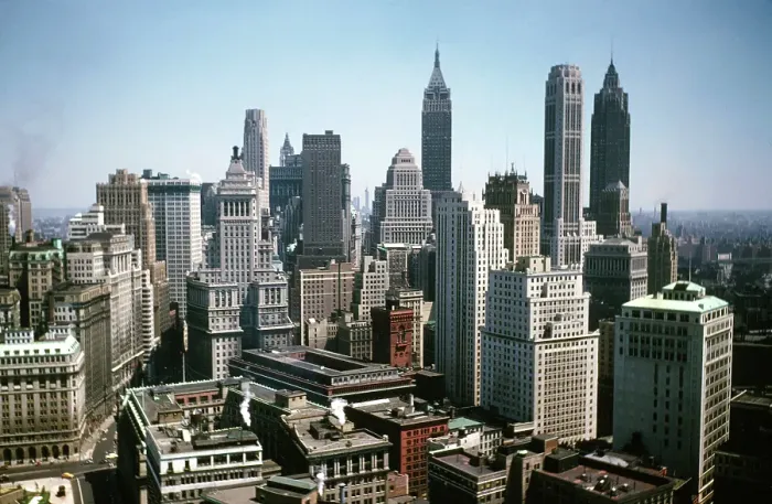 Framed Print : New York Buildings