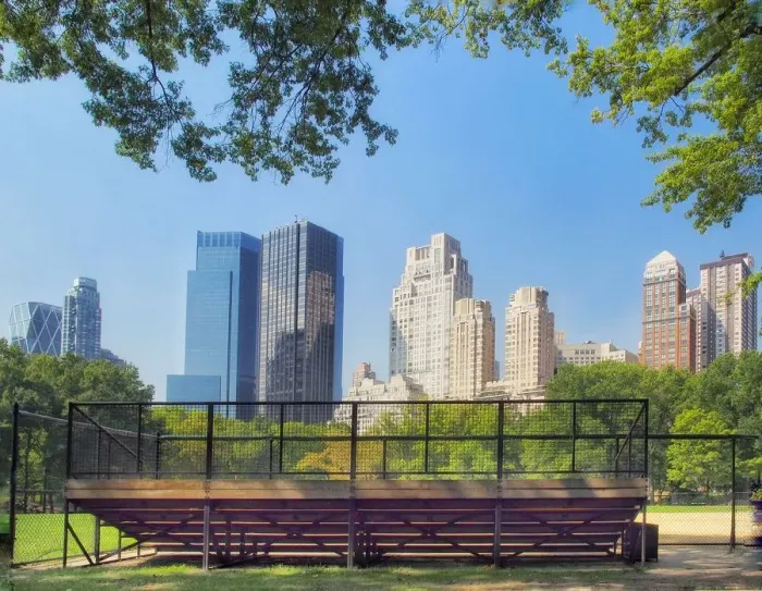 Framed Print : New York, Central Park-Baseball Pitch Framed Print : New York, Central Park-Baseball Pitch