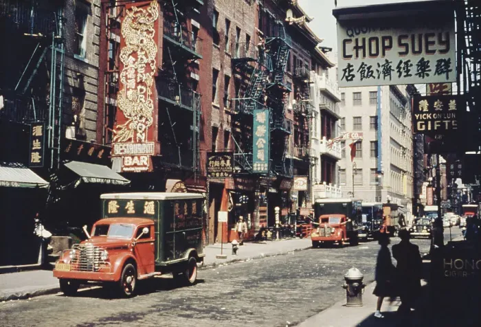 Framed Print : New York Chinatown