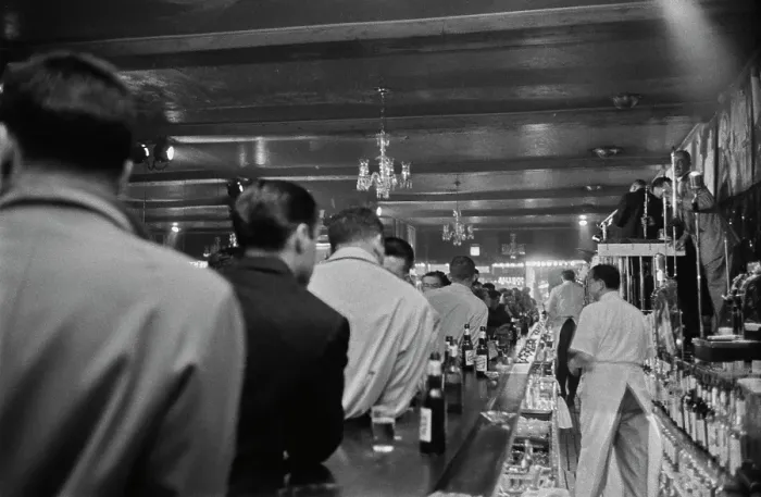 Framed Print : New York City Bar, 1955 Framed Print : New York City Bar, 1955
