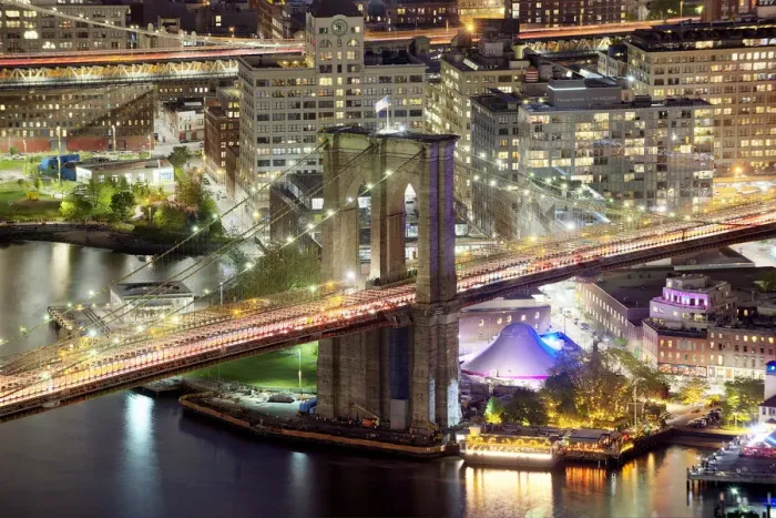 Framed Print : New York City - Dumbo And Brooklyn Bridge Framed Print : New York City - Dumbo And Brooklyn Bridge