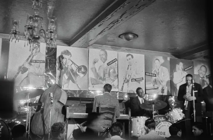 Framed Print : New York City Jazz Club, 1955 Framed Print : New York City Jazz Club, 1955