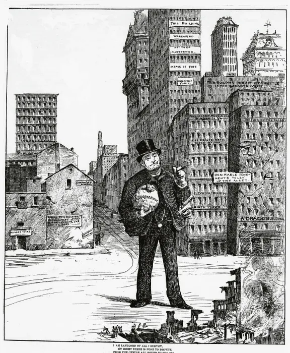 Framed Print : New York City Landlord Cartoon Framed Print : New York City Landlord Cartoon