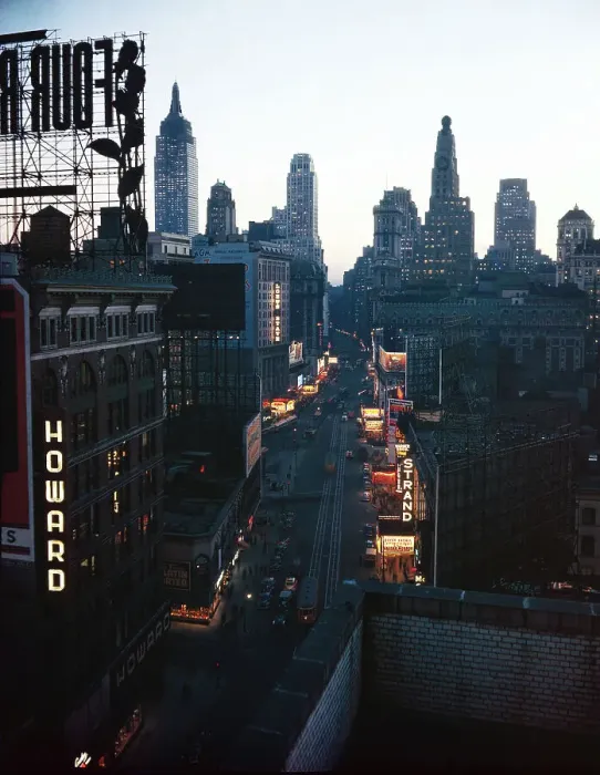 Framed Print : New York City at Night