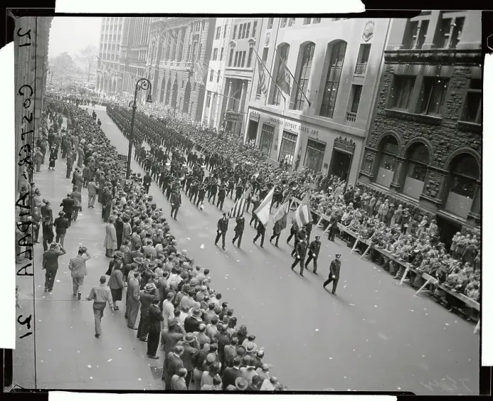 Framed Print : New York City Police Department Marching in Parade Framed Print : New York City Police Department Marching in Parade