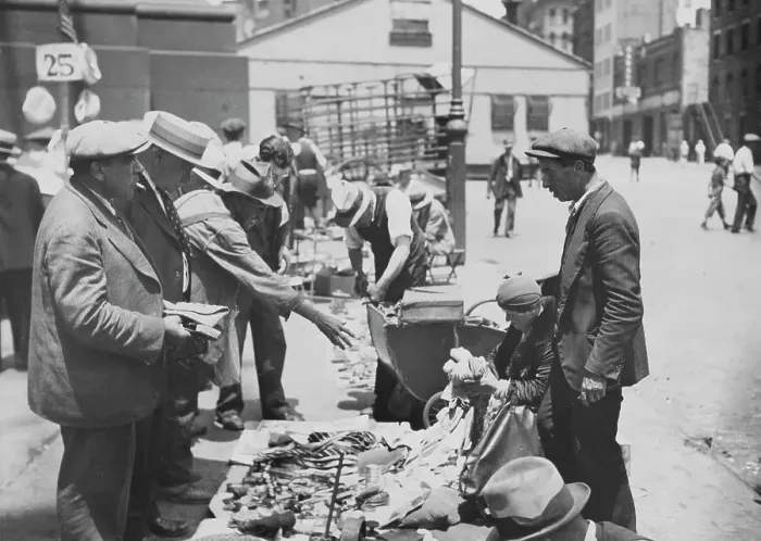 Framed Print : New York Flea Market Framed Print : New York Flea Market