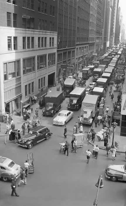 Framed Print : New York Garment District Framed Print : New York Garment District