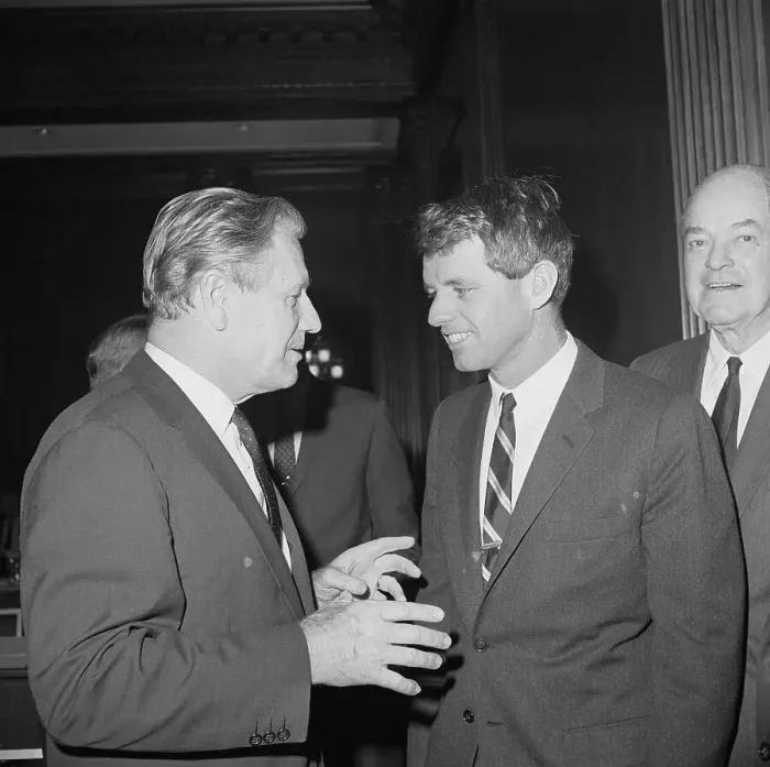 Framed Print : New York Governor Rockefeller and Senator Kennedy Framed Print : New York Governor Rockefeller and Senator Kennedy