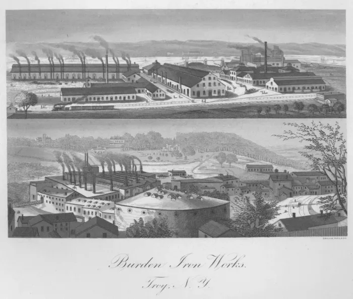 Framed Print : New York Iron Works