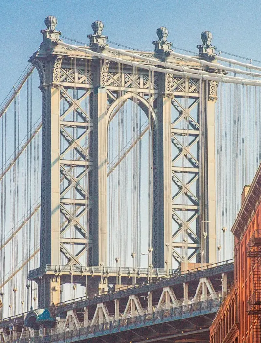 Framed Print : New York, Manhattan Bridge Framed Print : New York, Manhattan Bridge
