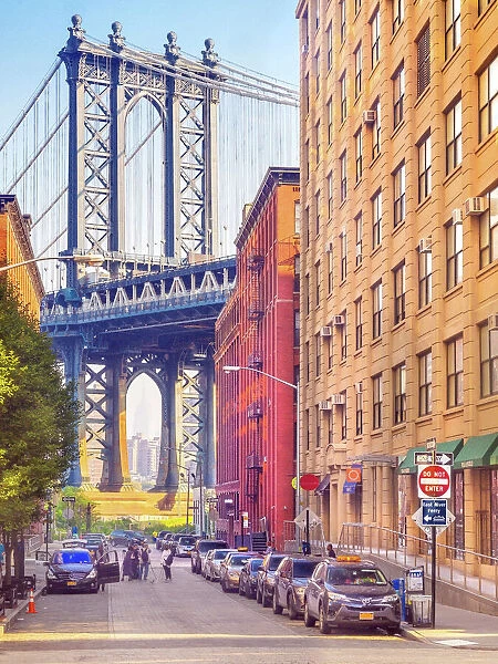 New York, Manhattan Bridge and DUMBO