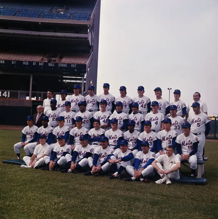 Framed Print : New York Mets Baseball Team Framed Print : New York Mets Baseball Team