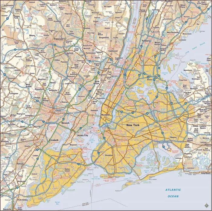 Framed Print : New York, New York area