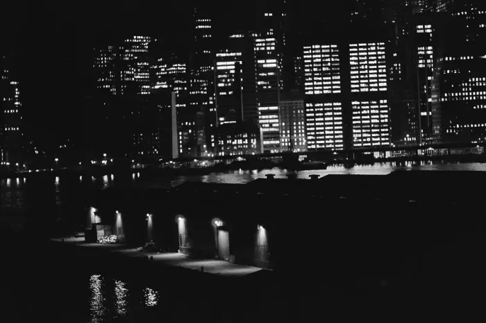Framed Print : New York At Night