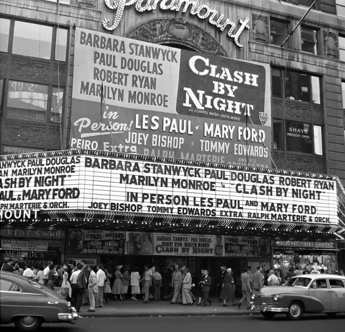 Framed Print : New York Paramount Marquee Framed Print : New York Paramount Marquee