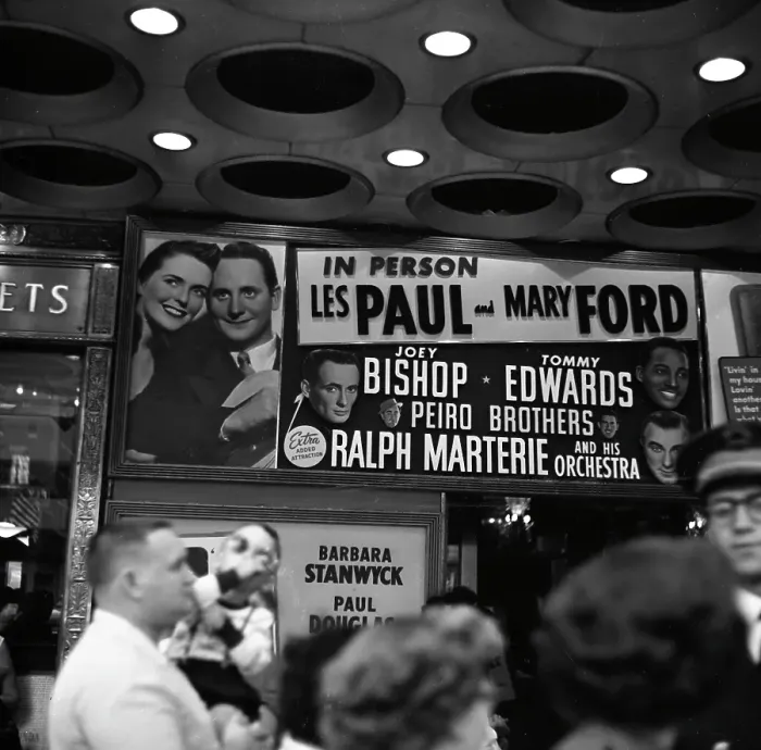 Framed Print : New York Paramount Marquee Framed Print : New York Paramount Marquee