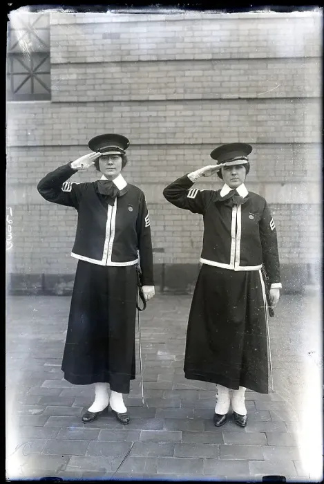 Framed Print : New York Police Women In Uniform Framed Print : New York Police Women In Uniform