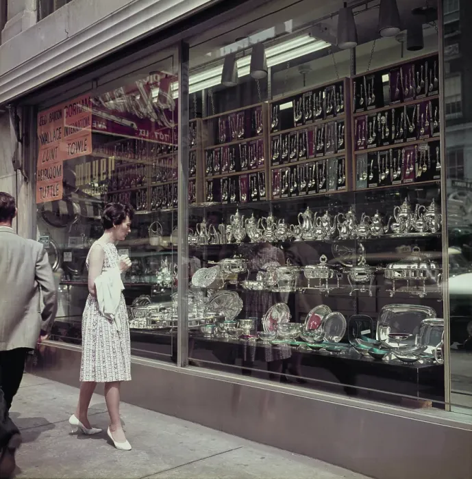 Framed Print : New York Shops Framed Print : New York Shops