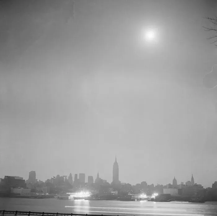 Framed Print : New York Skyline During Blackout