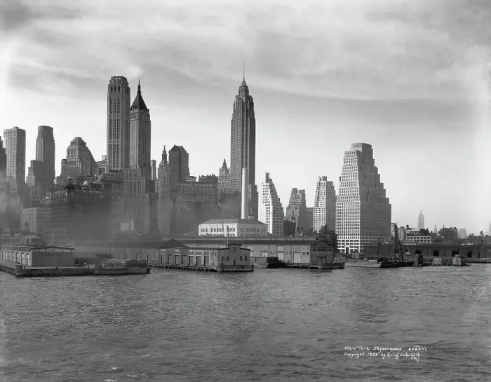 Framed Print : New York Skyscrapers Framed Print : New York Skyscrapers