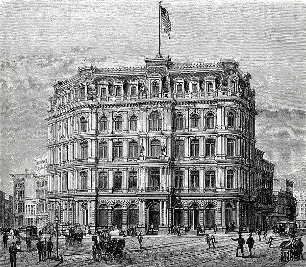 New York state newspaper building