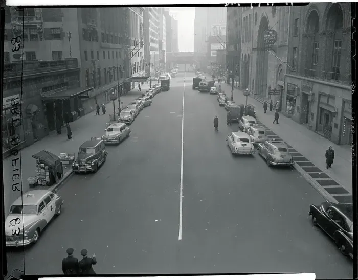 Framed Print : Empty New York Street