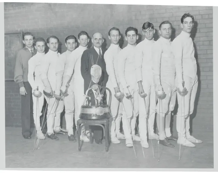 Framed Print : New York University Fencing Team Framed Print : New York University Fencing Team